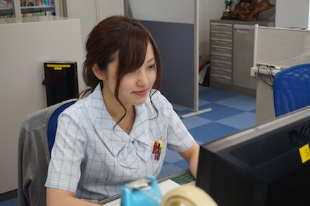 仕事中の様子