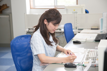 仕事中の様子