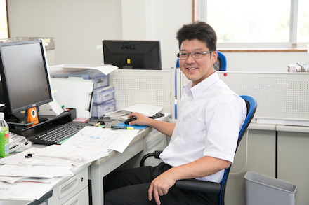 仕事中の様子