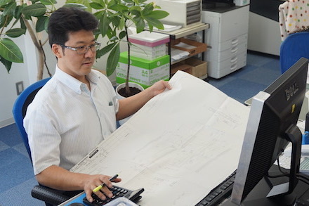 仕事中の様子